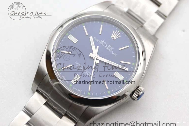 MiroTime 0105 Oyster Perpetual 39mm 114300 EWF 1:1 Best Edition 904L Steel Blue Dial on SS Bracelet SA WaterResistant 2005